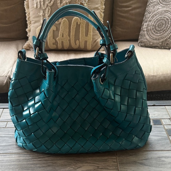 Handbags - Patricia Nash Woven Rometta Satchel